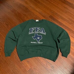 Vintage green National FFA McNeill High School Crewneck
